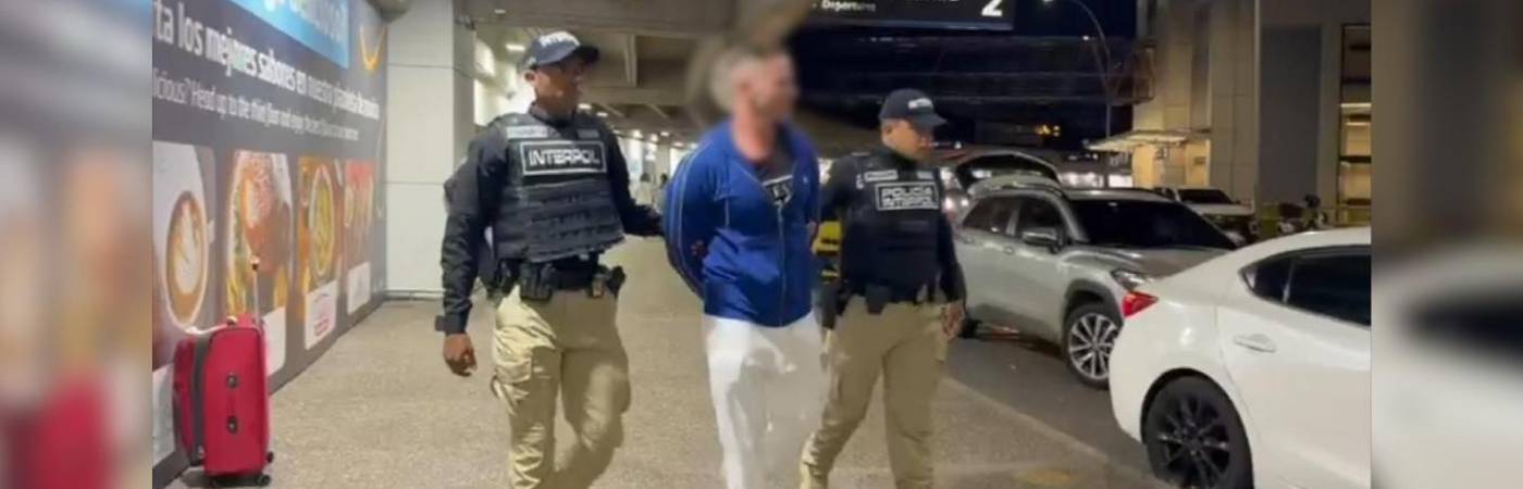 Diego Maximiliano Báez será extraditado a su país de origen para que responda ante las autoridades. FOTO: POLICÍA NACIONAL