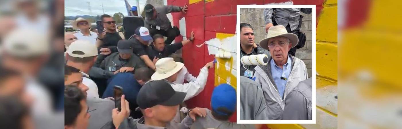 Uribe habría tenido que cancelar varios eventos de su agenda para poder ir a atender la situación. FOTOS: @ALVAROURIBEVEL