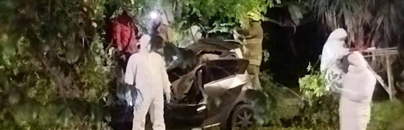 Hasta el lugar tuvieron que llegar los organismos de emergencia. FOTO: FACEBOOK MI OPINIÓN