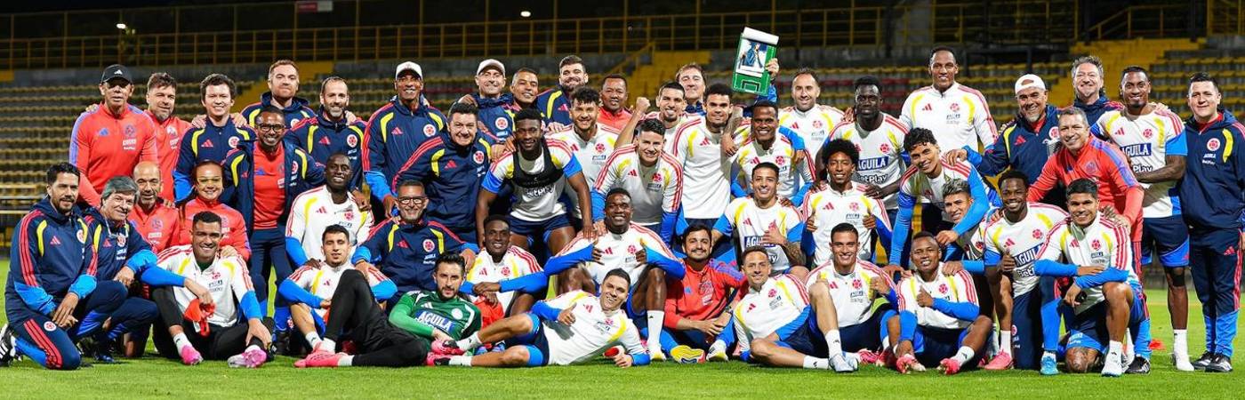 Plantel completo de la Selección Colombia ya está listo para para disputar la Copa del Mundo. FOTO: CORTESÍA FEDERACIÓN COLOMBIANA DE FÚTBOL