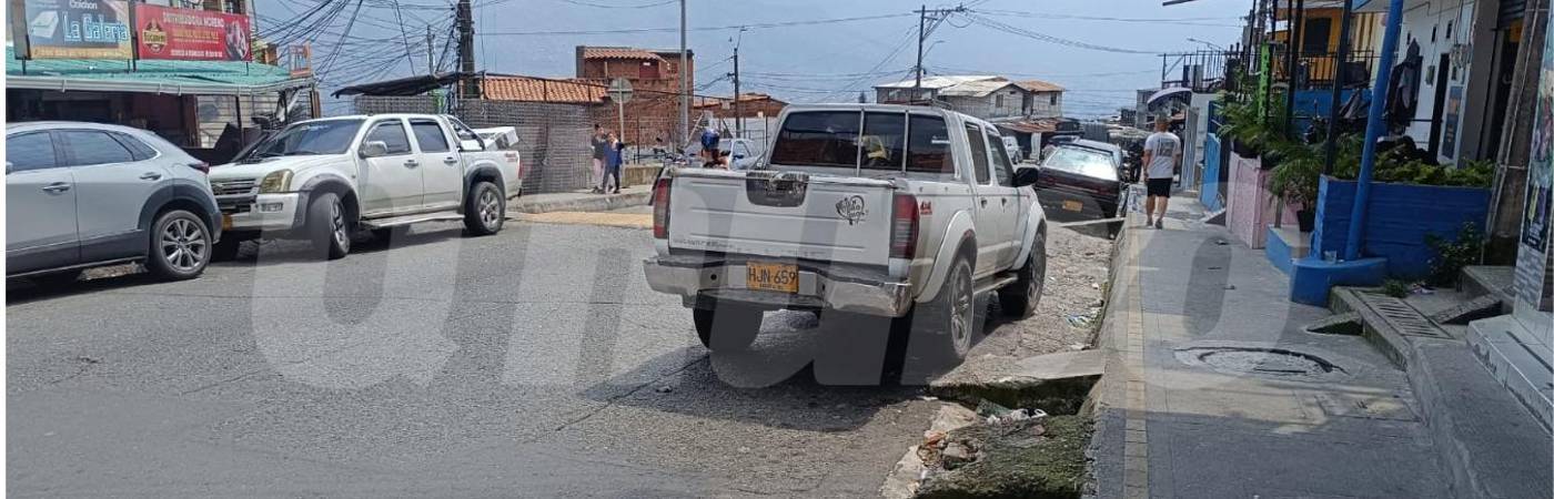 En este punto del barrio El Picacho fue baleado un habitante de calle. FOTO: CRISTIAN VÁSQUEZ