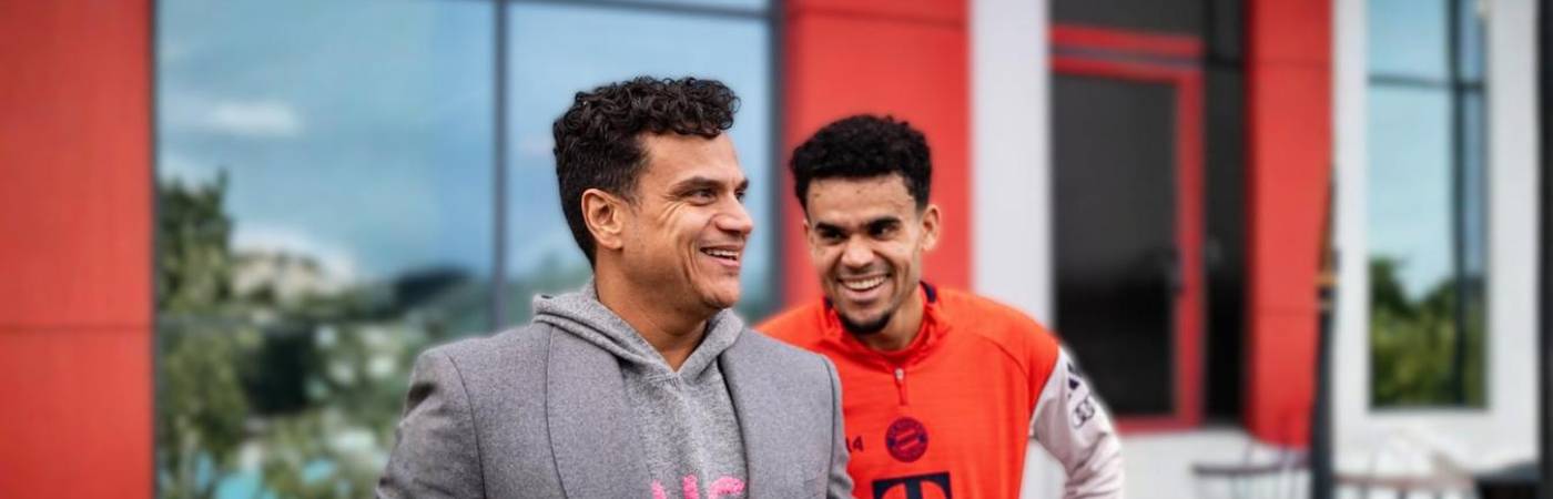 Luis Díaz (der.) y Silvestre Dangond (izq.) y su nuevo proyecto. FOTO: @LUISDIAZZ_7