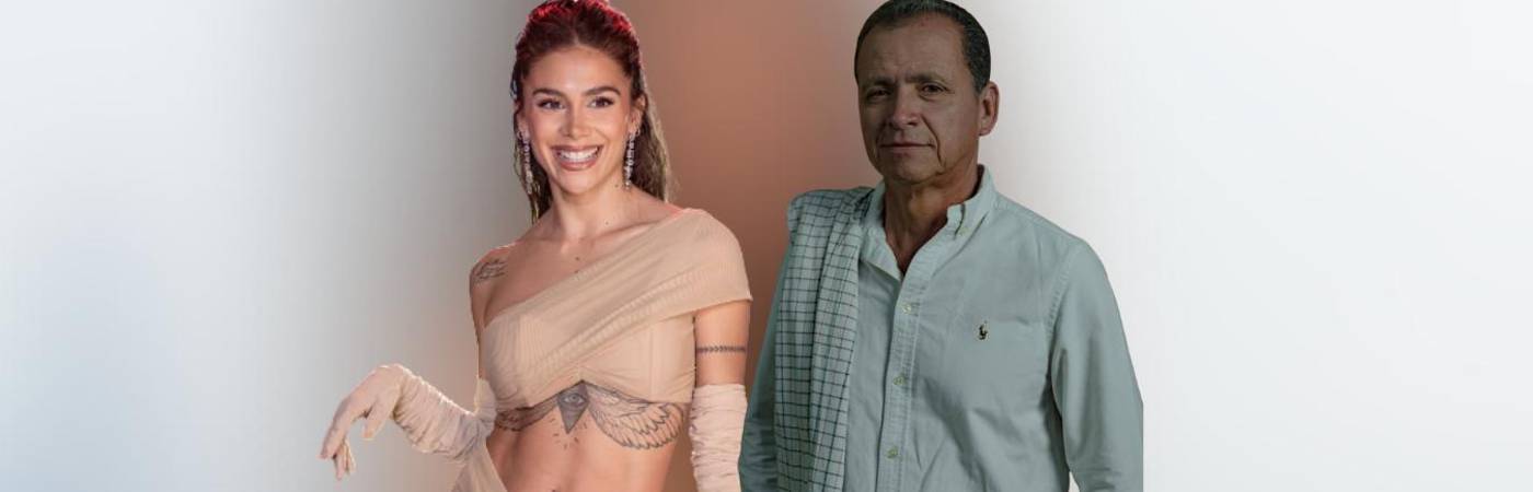 Greeicy Rendón (izquierda) y su padre Luis Alberto Rendón (derecha). FOTOS: @GREEICY