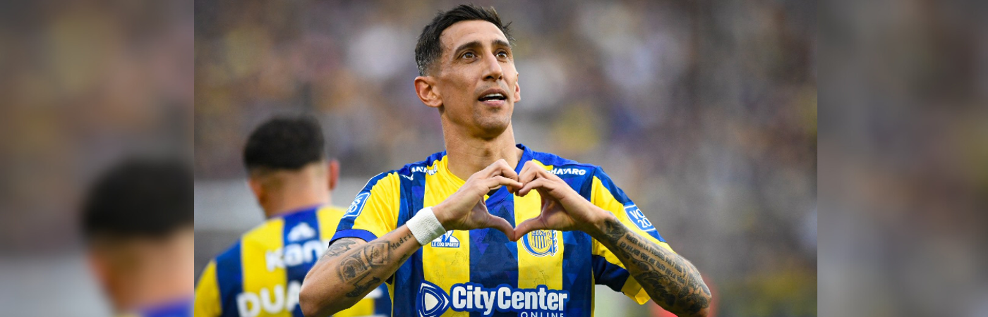 Ángel Di María futbolista argentino de 37 años. /FOTO: X @RosarioCentral