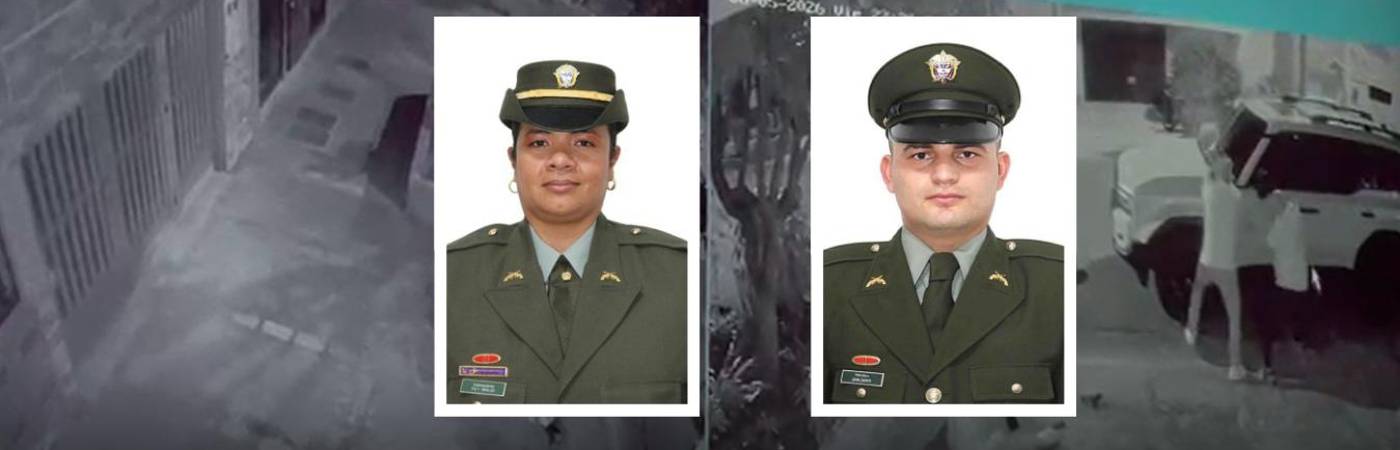 Ellos eran Yuly y Alex, los policías asesinados en Laureles
