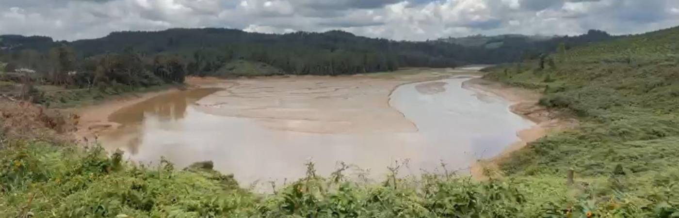 Recorrido por embalses que surten de agua al Valle de Aburrá. FOTO: CAPTURA DE VIDEO DE EPM