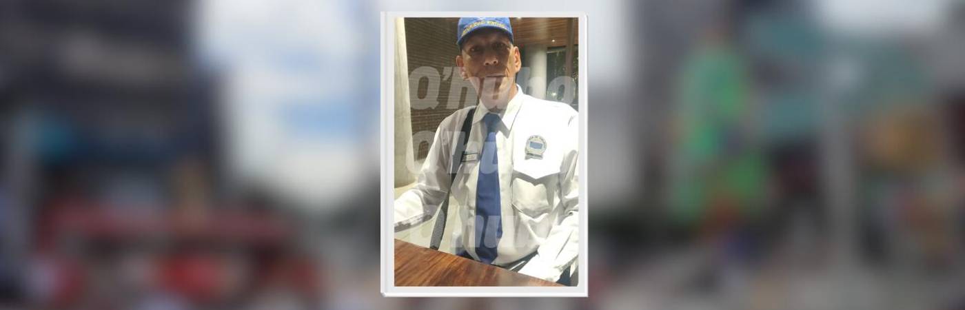 Sergio, de 62 años, había trabajado toda la noche el 31 de diciembre y salió a visitar a su esposa. FOTO: CORTESÍA