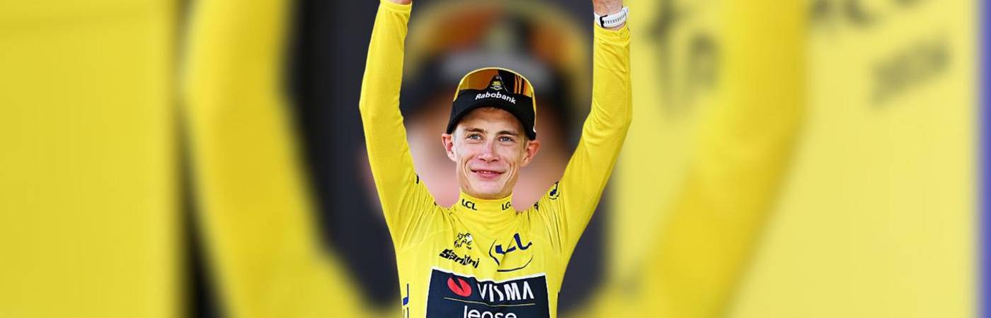 El ciclista danés Jonas Vingegaard se quedó con la primera etapa del Tour de Francia 2026. FOTO: TOMADA DE ESPN CICLISMO