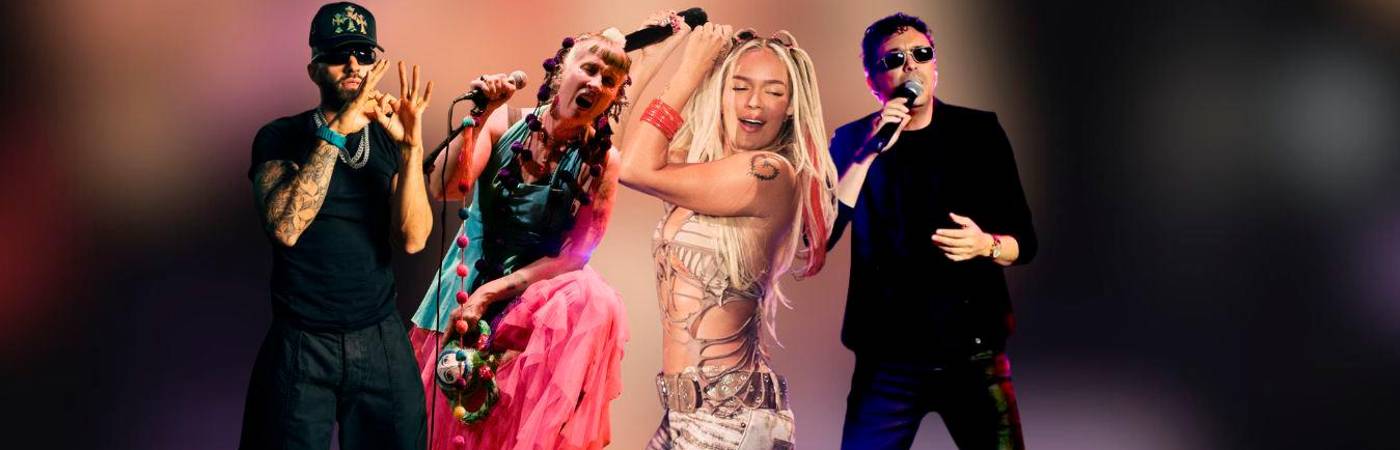 Los colombianos esperamos ver a estos artistas representando en la alfombra de esta importante ceremonia. FOTOS: IG @KAROLG @FEID @ANDRESCEPEDA @ATERCIOPELADOS