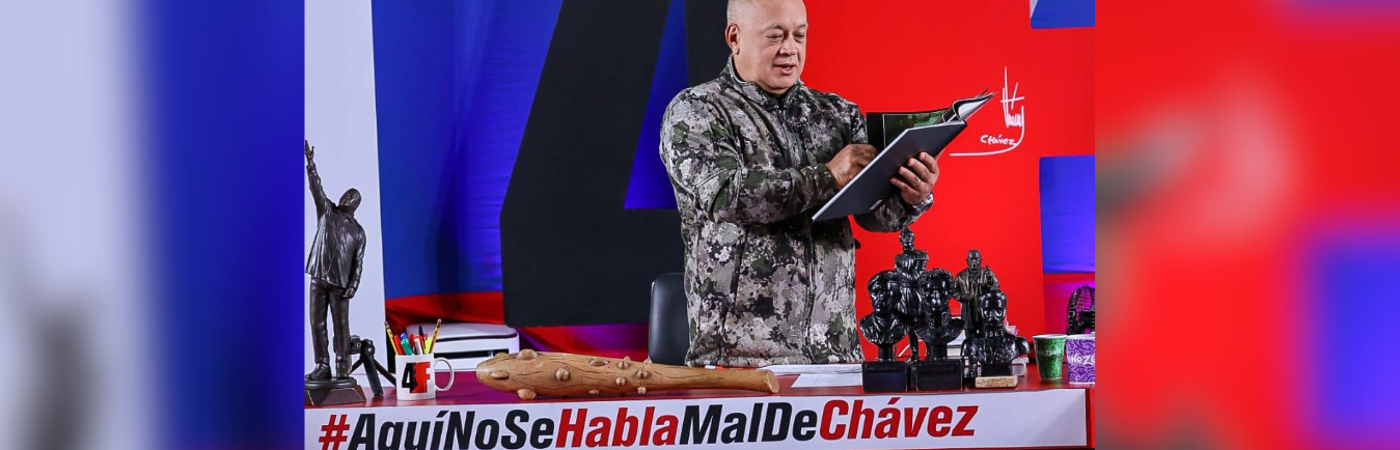 Diosdado Cabello, ministro del Interior en Venezuela. /FOTO: X @ConElMazoDando
