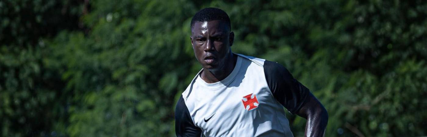 Marino Hinestroza, delantero colombiano al servicio de Vasco da Gama. FOTO: VASCO DA GAMA