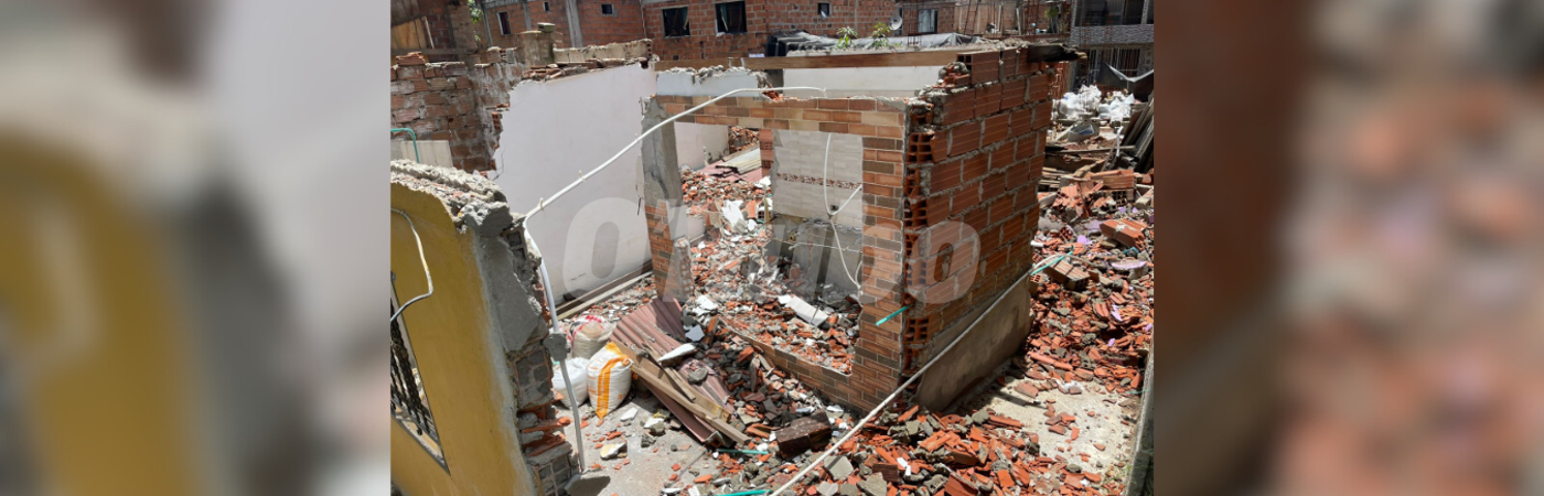 La casa de Maritza quedó en puros escombros. /FOTO: SINDY VALLE