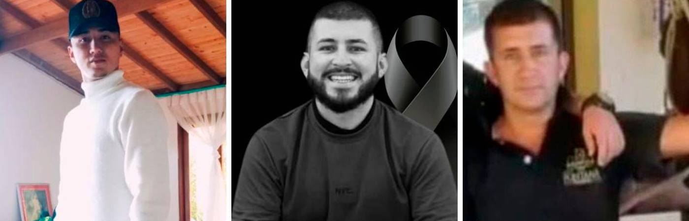 Las autoridades entregaron los nombres de los hombres asesinados en El Carmen de Viboral. /FOTOS: CORTESÍA DENUNCIAS ANTIOQUIA