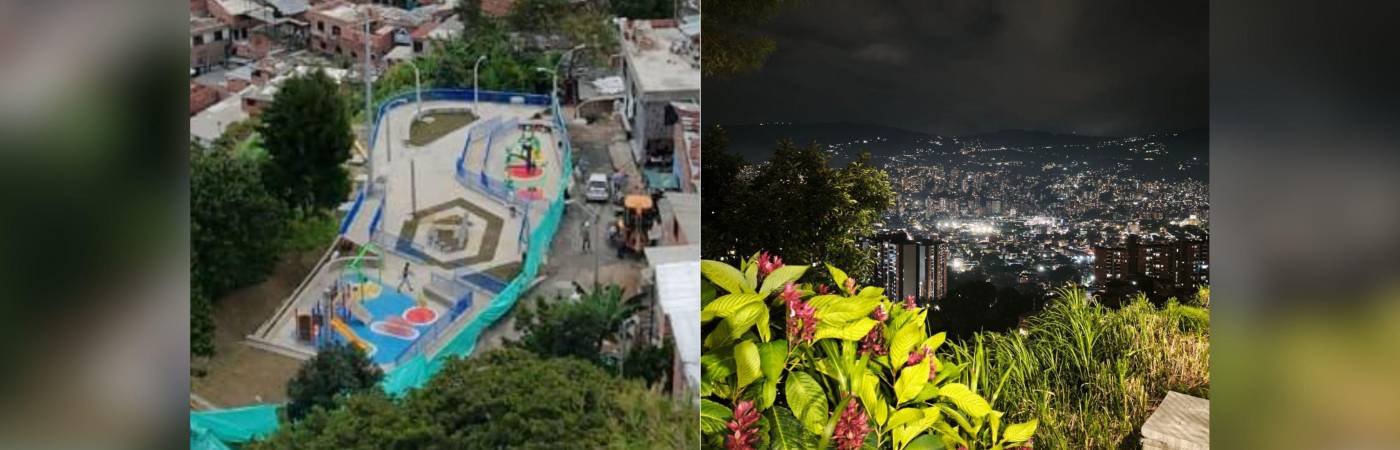 Nuevo mirador en Itagüí. /FOTOS: ALCALDÍA DE ITAGÜÍ