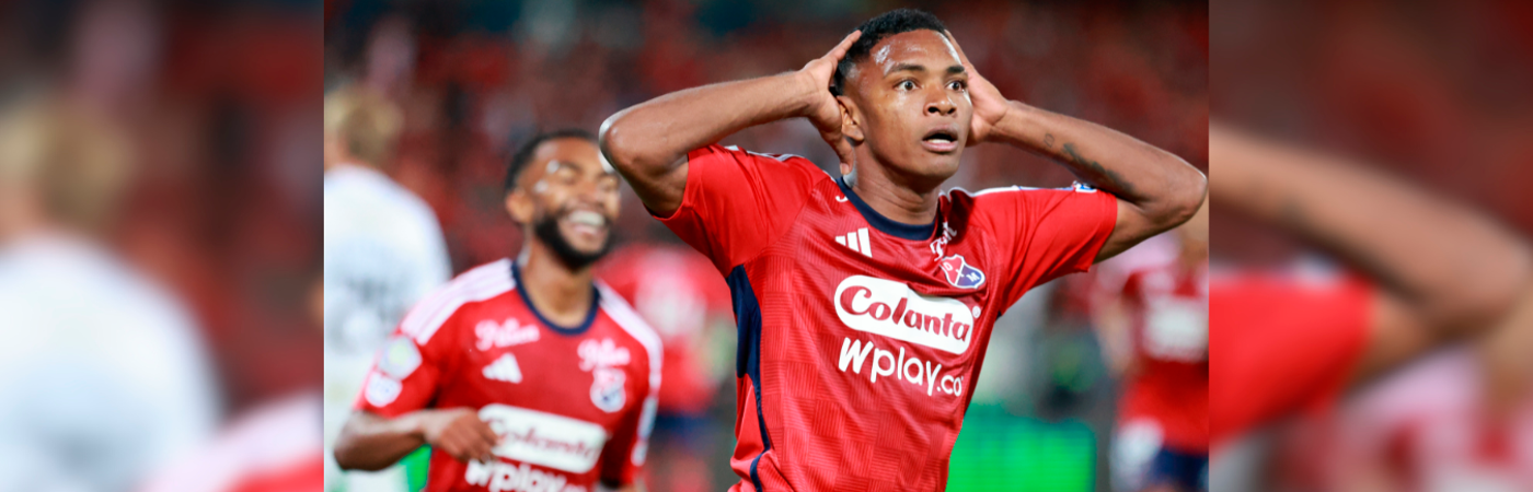 Brayan León fue una de las figuras de Independiente Medellín en el primer semestre de 2025. /FOTO: MANUEL SALDARRIAGA