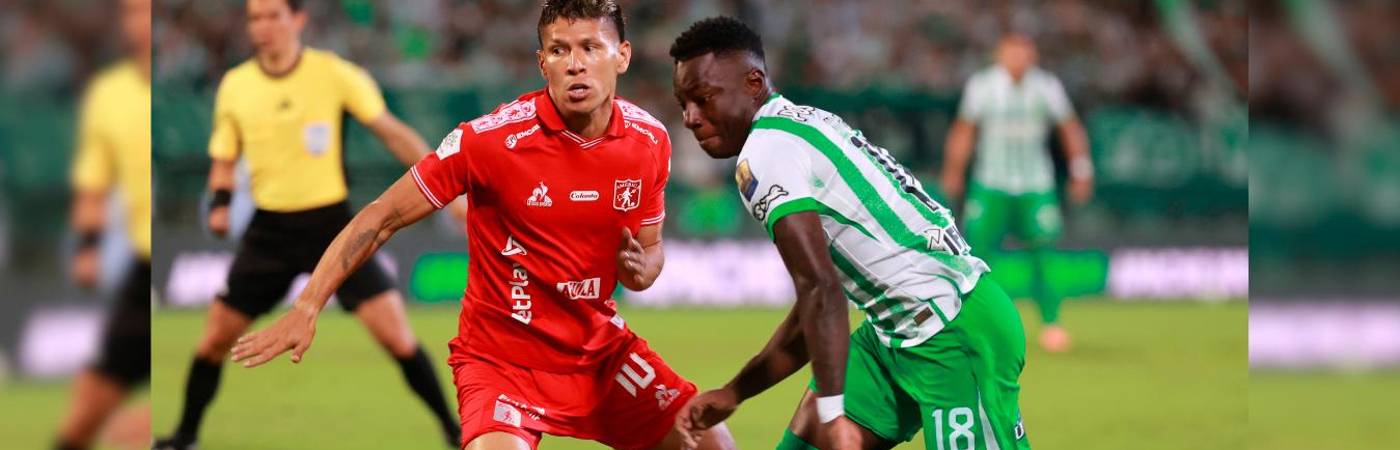 Nacional tiene un pie en la final de la Copa Colombia tras golear 4-1 a América de Cali en el partido de ida. /FOTO: MANUEL SALDARRIAGA