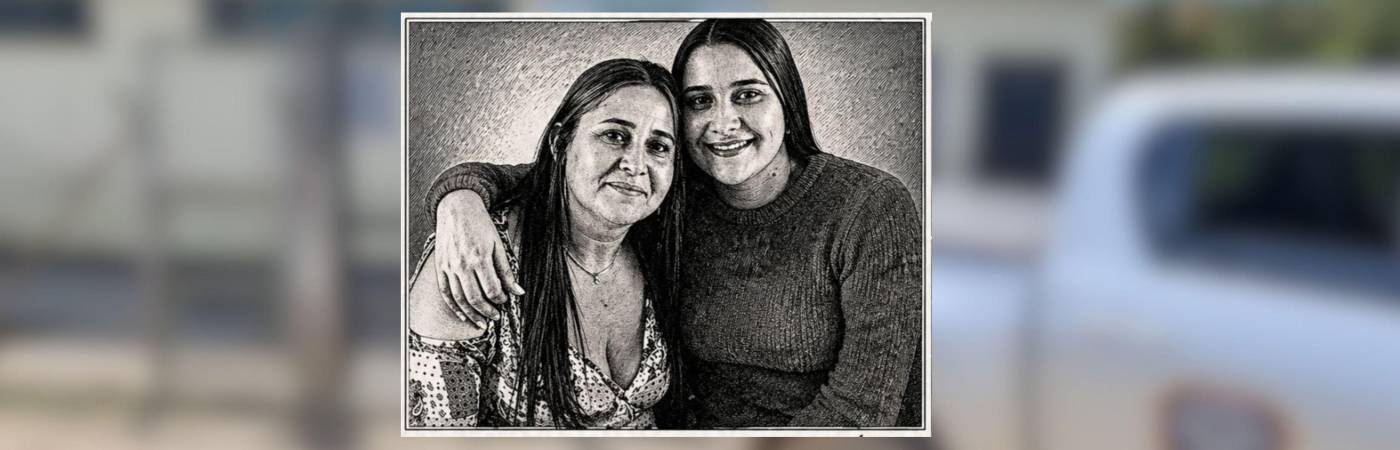 Melfi de Jesús Hincapié Arango y María Karina Cortés Hincapié, asesinadas con arma de fuego en zona rural de Amalfi. FOTOS: BOMBEROS AMALFI Y CORTESÍA