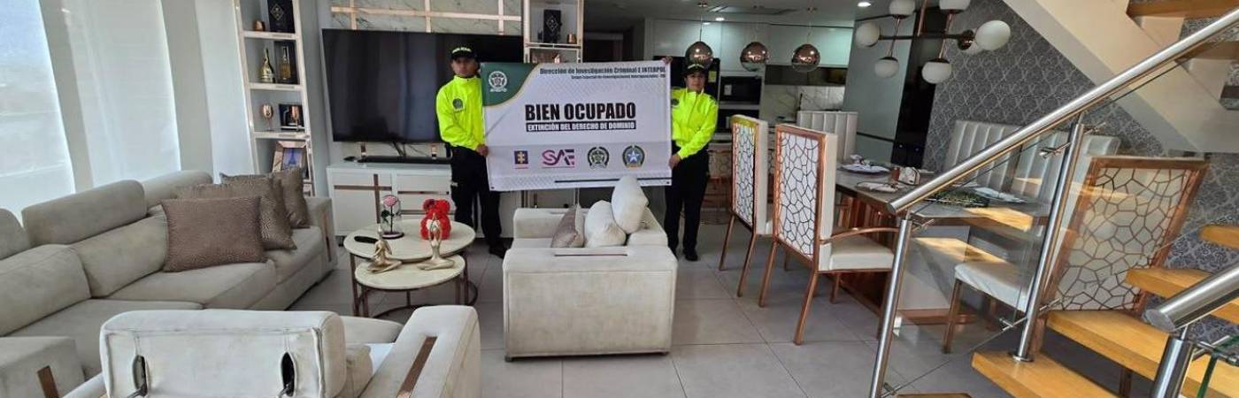 Extinción de dominio a bienes de Los del Dorado. FOTO: ALCALDÍA DE MEDELLÍN