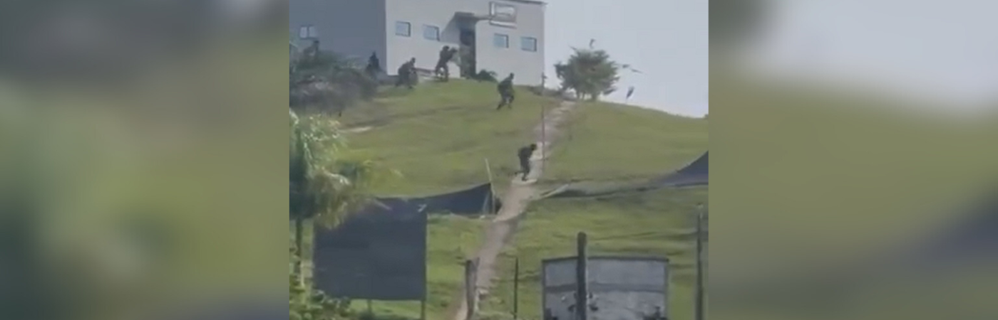 Ataque a la base militar en Anorí. / FOTO: CAPTURA DE VIDEO