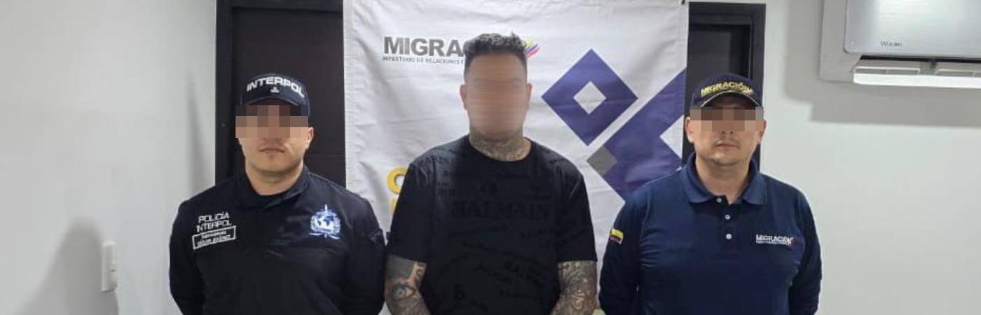 Él Fernando Cárdenas Aguirre, presunto responsable de secuestro y homicidio en su país. FOTO: X @PEDROSANCHEZCOL