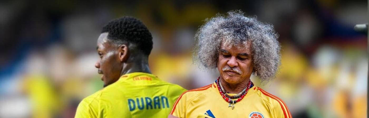 Jhon Jáder Durán (izq.) y el Pibe Valderrama (der.). FOTO: FCF E INSTAGRAM @pibevalderramap