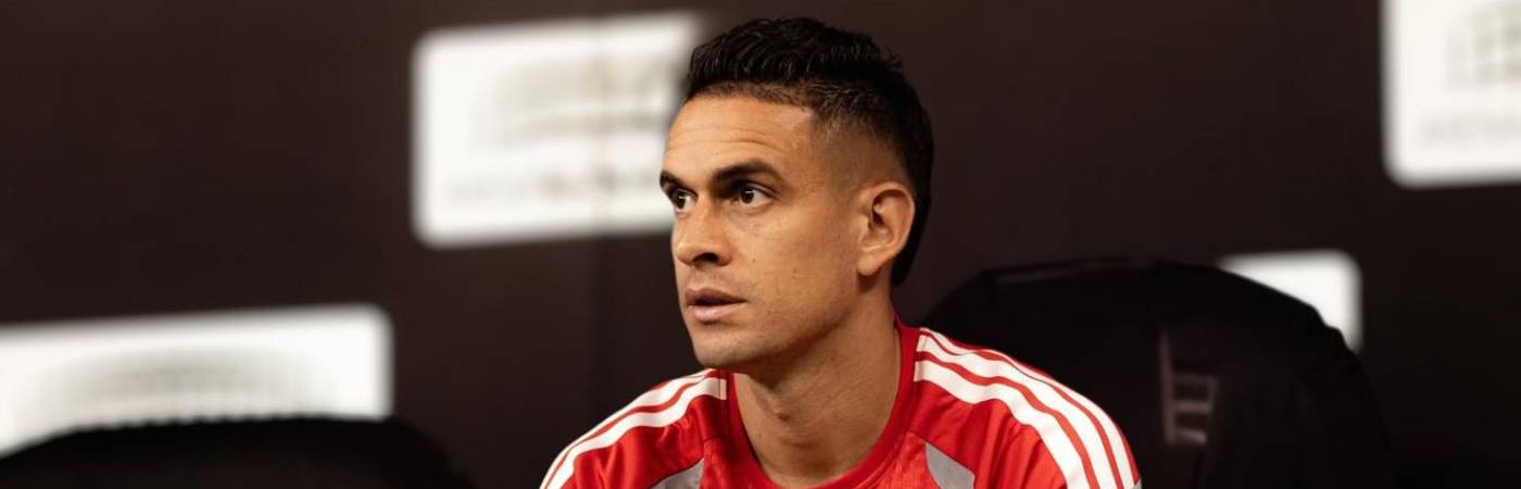 Rafael Santos Borré, delantero colombiano en Brasil. FOTO: TOMADA DE @rafaelsantosborre