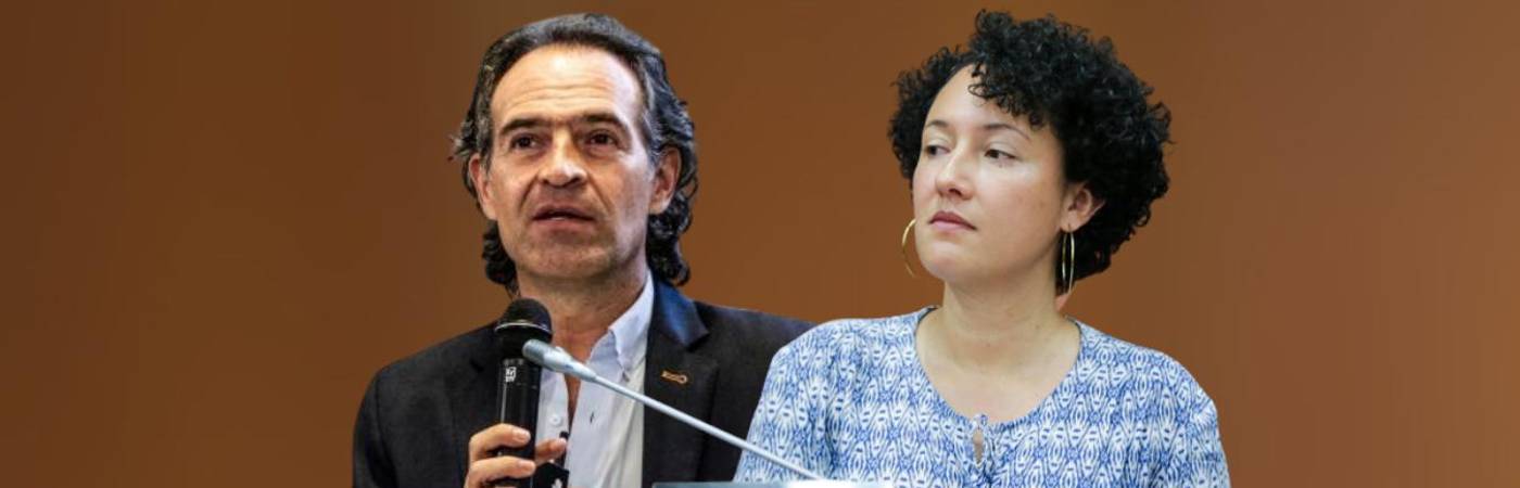 Federico Gutiérrez (izq.) e Isabel Zuleta (der.). FOTO: COLPRENSA