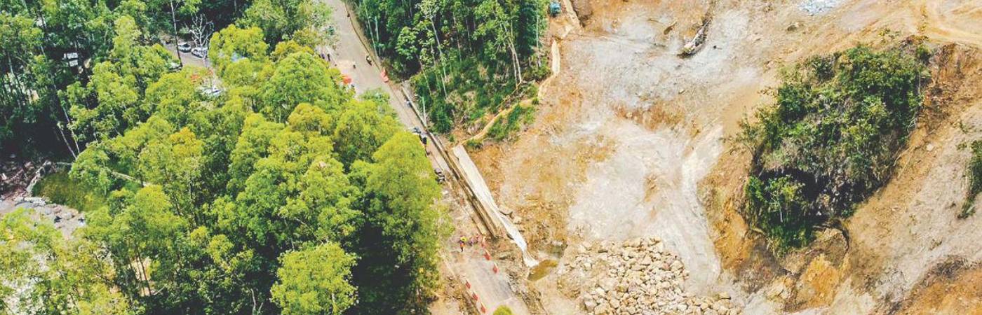 Se removieron 60.000 metros cúbicos de material (que equivale a llenar 24 piscinas olímpicas). / FOTO: CORTESÍA