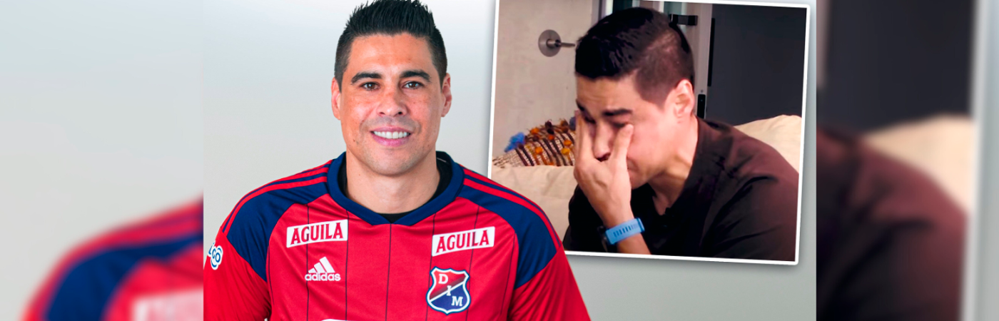 Mauricio Molina, conmovido por los recuerdos, rompió en llanto. /FOTO: MANUEL SALDARRIAGA Y CAPTURA DE VIDEO