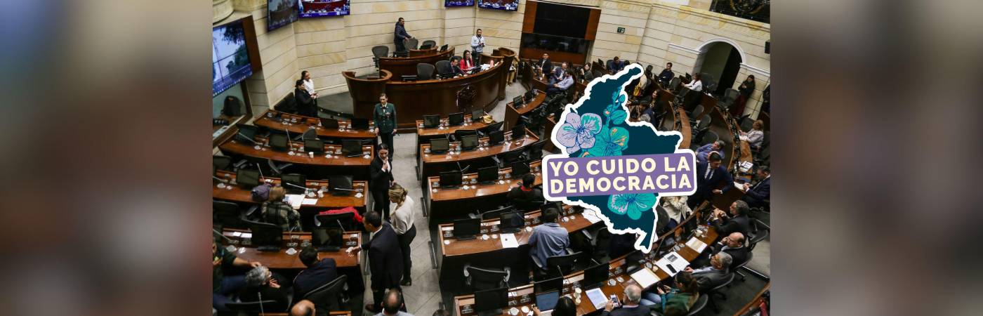 Así luce actualmente el recinto del Senado de la República. FOTO: COLPRENSA - CATALINA OLAYA