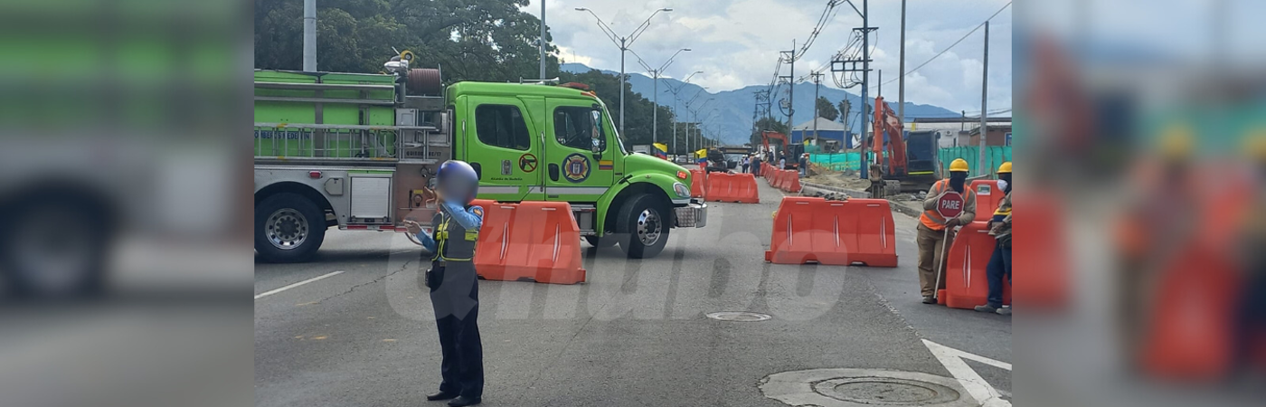 Lugar de intervención por fuga de gas. /FOTO: MAURICIO PALACIO
