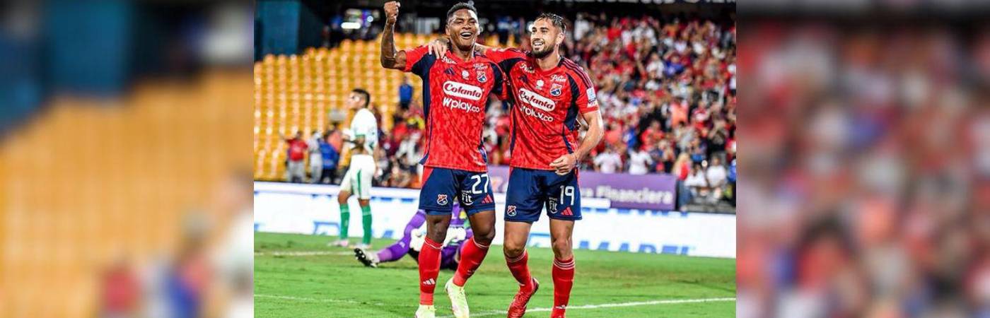 Brayan León y Francisco Fydriszewski son la dupla goleadora del Medellín. FOTO: COLPRENSA