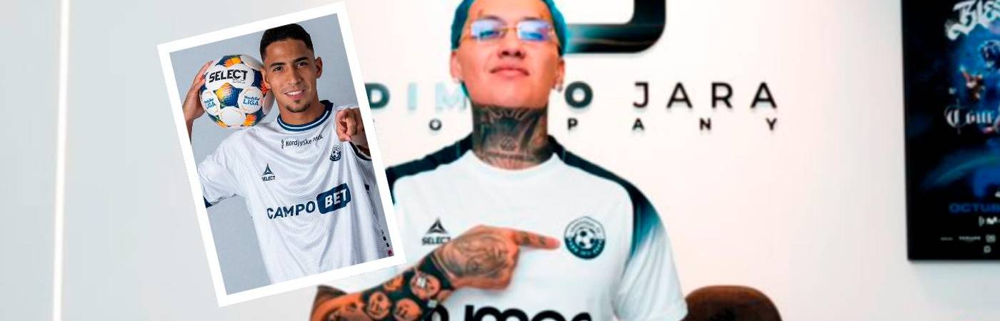 Blessd compró un equipo de fútbol en Dinamarca, se llama Vendyssel. /FOTO: X @BlessdOficial