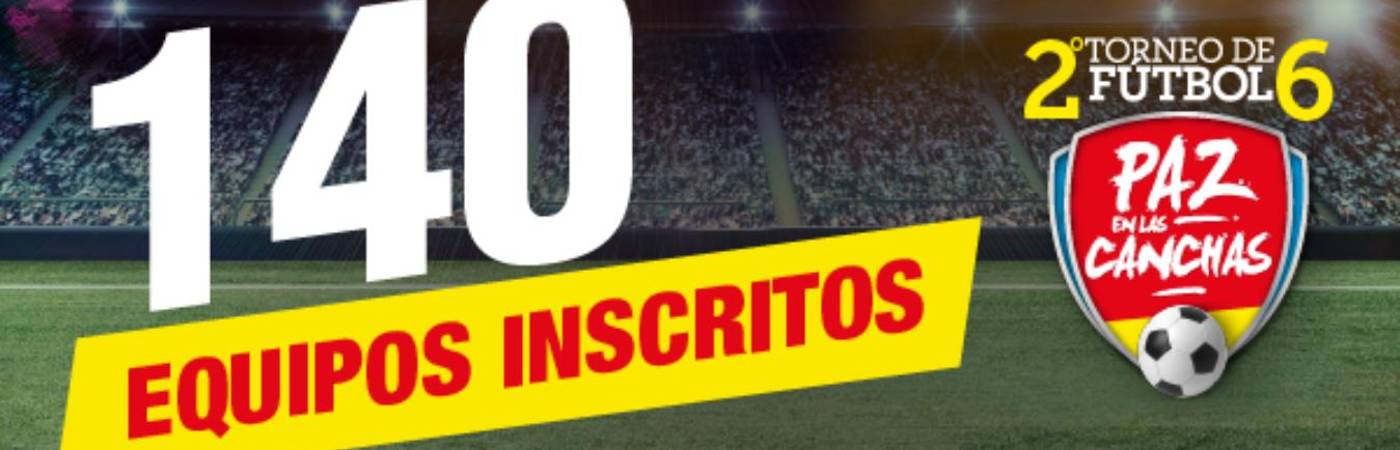 Torneo de fútbol 6 Paz en las canchas. FOTO: Q’HUBO MEDELLÍN