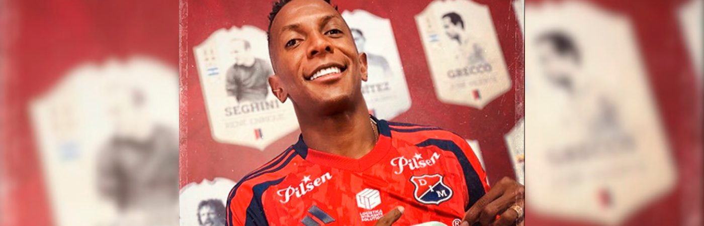 Esneyder Mena firmó contrato por tres años con Independiente Medellín. /FOTO: DIM