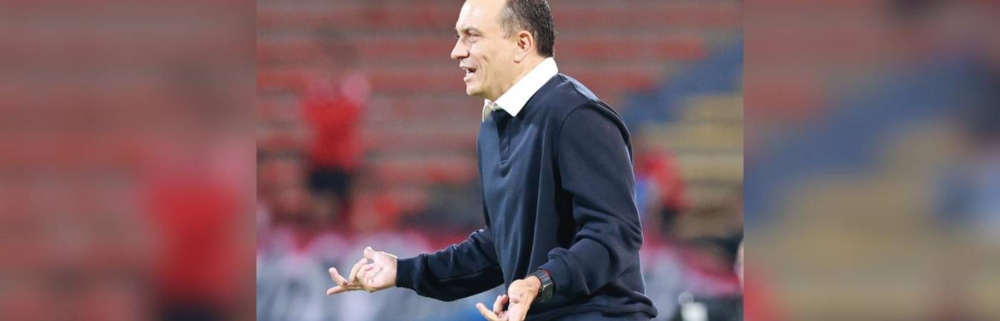 Alejandro Restrepo, técnico del Independiente Medellín. FOTO: MANUEL SALDARRIAGA