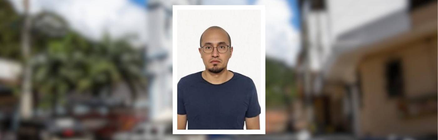 El profesor desapareció en la vía entre Uramita y Cañasgordas. /FOTO: CORTESÍA UDEA Y JULIO CÉSAR HERRERA