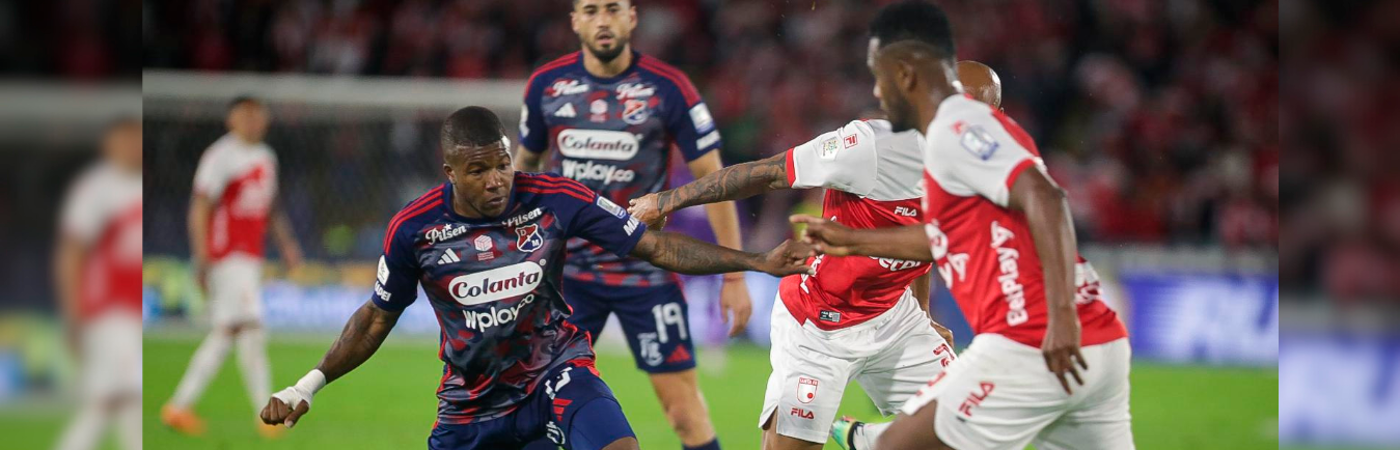 Tanto Independiente Medellín como Santa Fe, no son campeones de la Liga colombiana desde hace 9 años. /FOTO: COLPRENSA