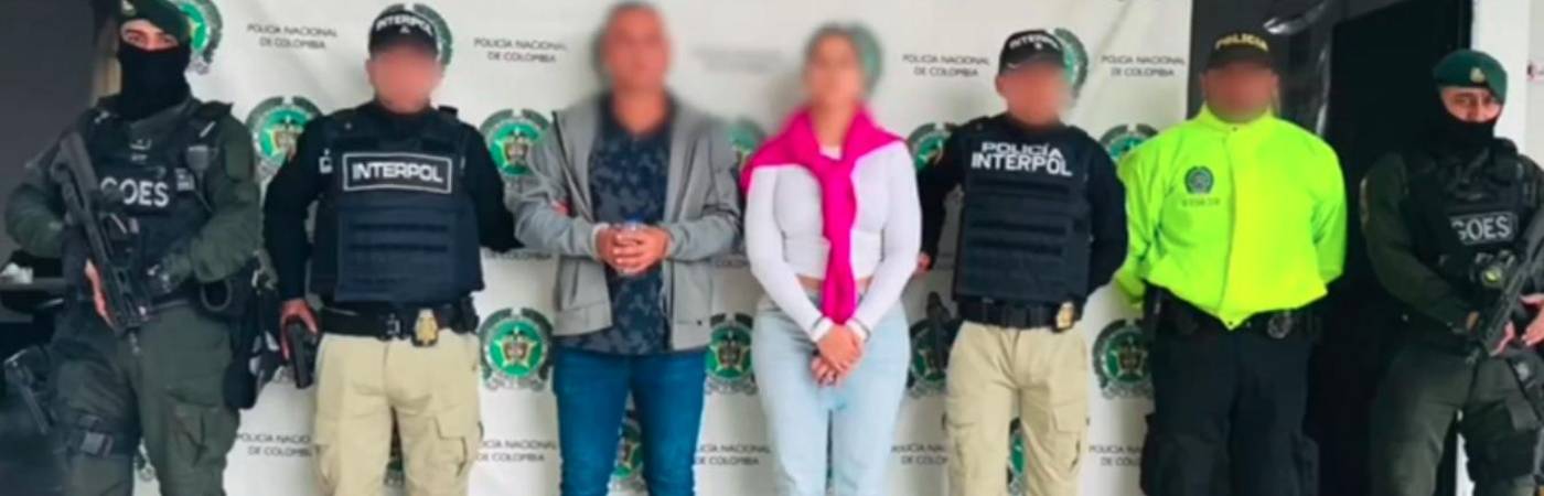 Capturan en Colombia a dos líderes de la banda La Empresa, requeridos en Chile. FOTO: MINISTERIO DE DEFENSA DE COLOMBIA 