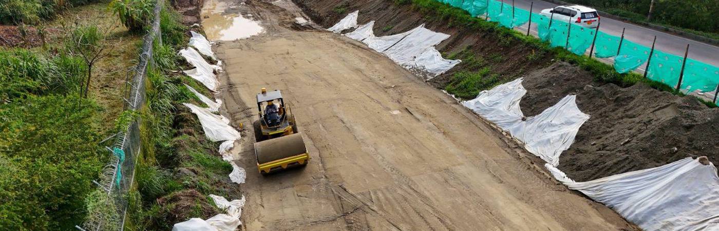 Iniciaron obras en glorieta de Niquia. FOTO: ALCALDÍA DE BELLO