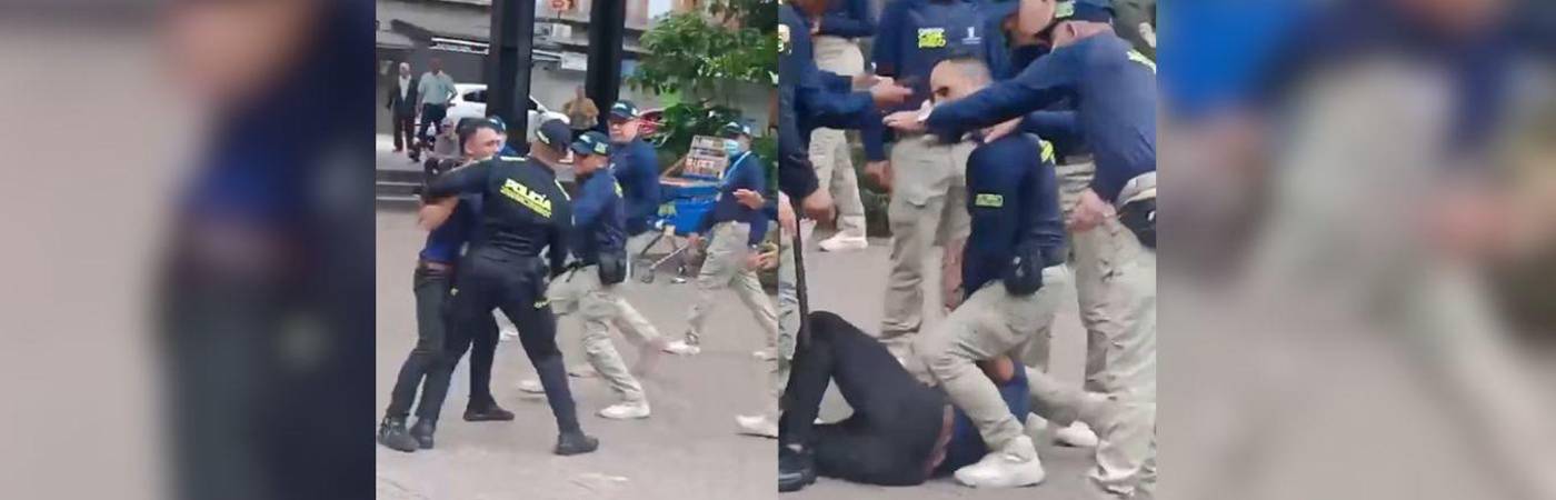 El secretario de Seguridad explicó que son videos sacados de contexto y contó qué fue lo que pasó. FOTOS: CAPTURA DE VIDEO FACEBOOK ISABEL CRISTINA ZULETA LÓPEZ