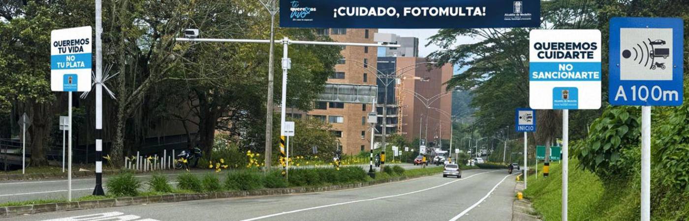 La Alcaldía promete que cada zona con fotodetección estará señalizada desde 200 metros antes de la cámara. FOTO: CORTESÍA
