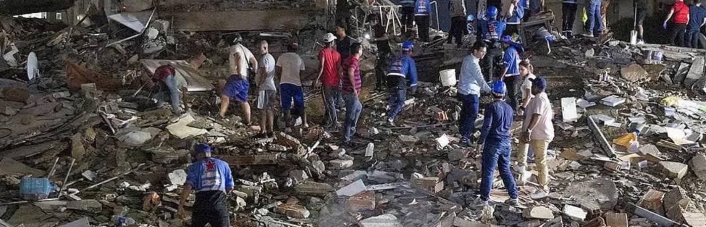 Ya son más de 160 personas muertas por los dos terremotos. FOTO: TOMADA DE X @LaresExtremadur