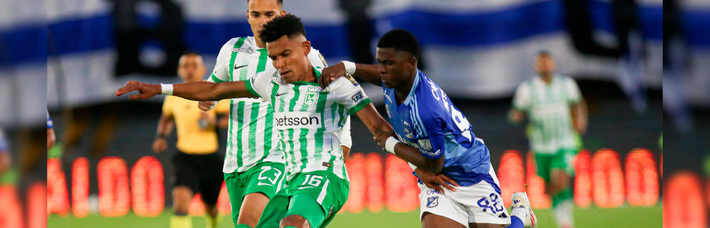 Atlético Nacional y Millonarios se medirán en un nuevo clásico colombiano. / FOTO: COLPRENSA 
