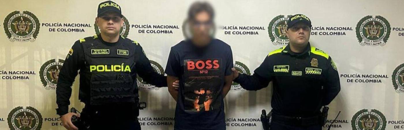 Este es el hombre de 21 años presuntamente implicado en los robos. FOTO: CORTESÍA SECRETARÍA DE SEGURIDAD DE MEDELLÍN