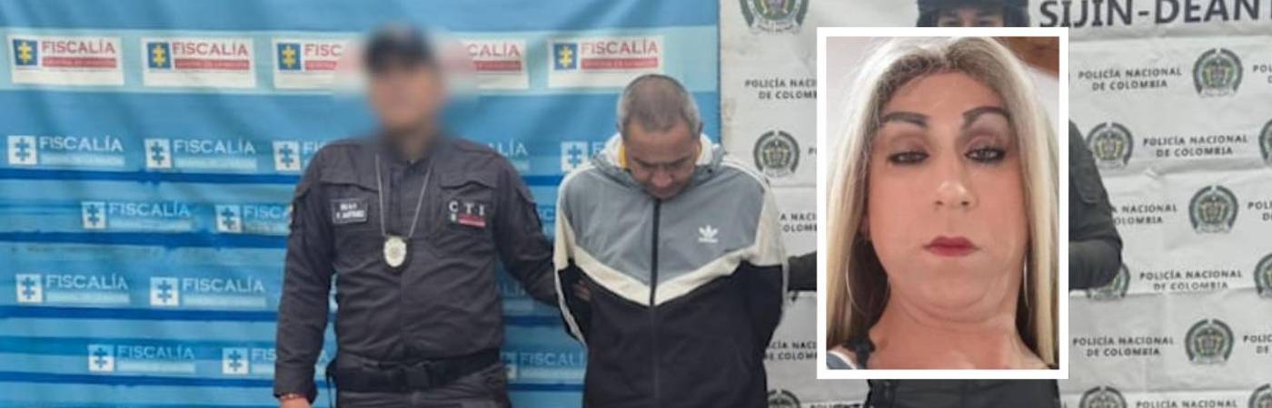 Yulitza Orozco, integrante de la comunidad LGBTIQ+, fue asesinada en La Ceja. Luis Alfonso Muñoz Garzón fue capturado por el crimen. FOTOS: MIORIENTE Y FISCALÍA.