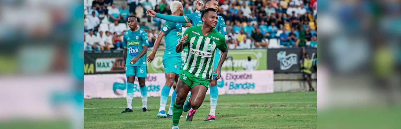 Alfredo Morelos ha anotado 7 goles con Nacional, 3 por Copa Colombia. /FOTO: ATLÉTICO NACIONAL