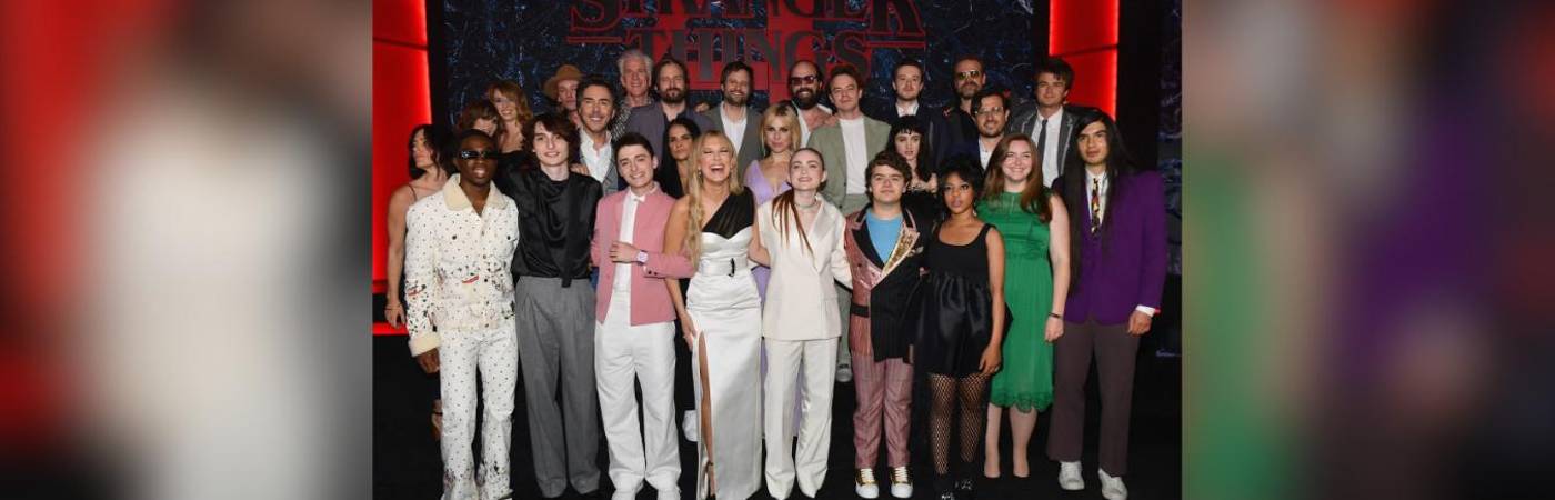 Elenco de ‘Stranger Things’. FOTO: AFP 
