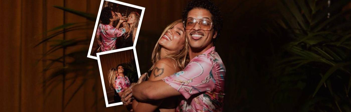 Las fotos, subidas por la colombiana, fueron compartidas por Bruno Mars con la canción ‘She loves you’ de los Beatles de fondo. FOTOS: INSTAGRAM @KAROLG