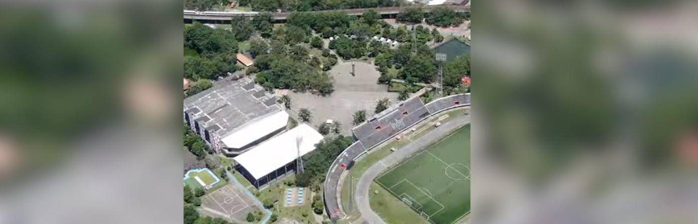 El hombre fue encontrado con lesiones cerca al Polideportivo Tulio Ospina en Bello. FOTO: JUAN ANTONIO SÁNCHEZ
